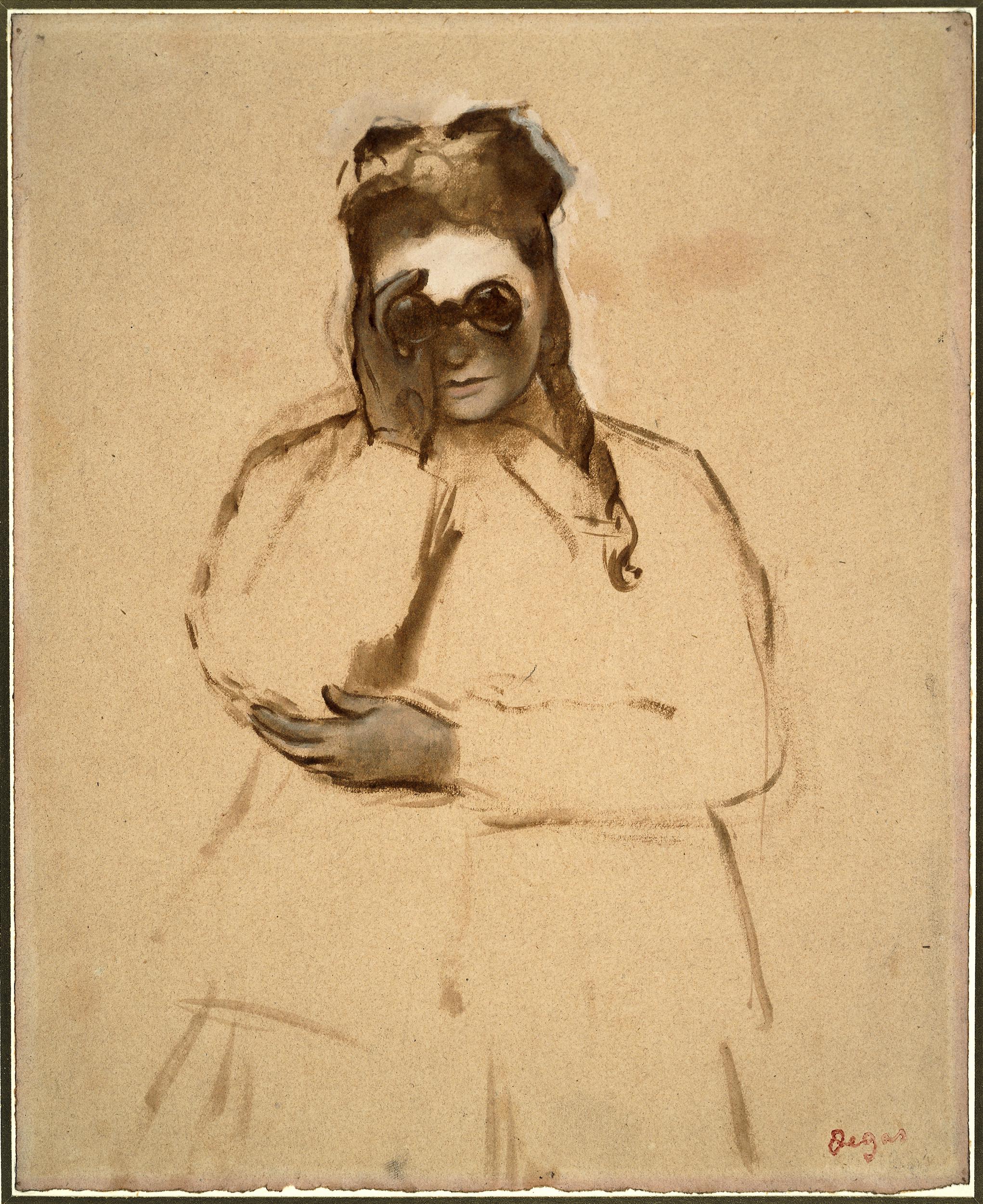 Degas - Young woman with field glasses. 1866-68, 1968,0210.26.jpg