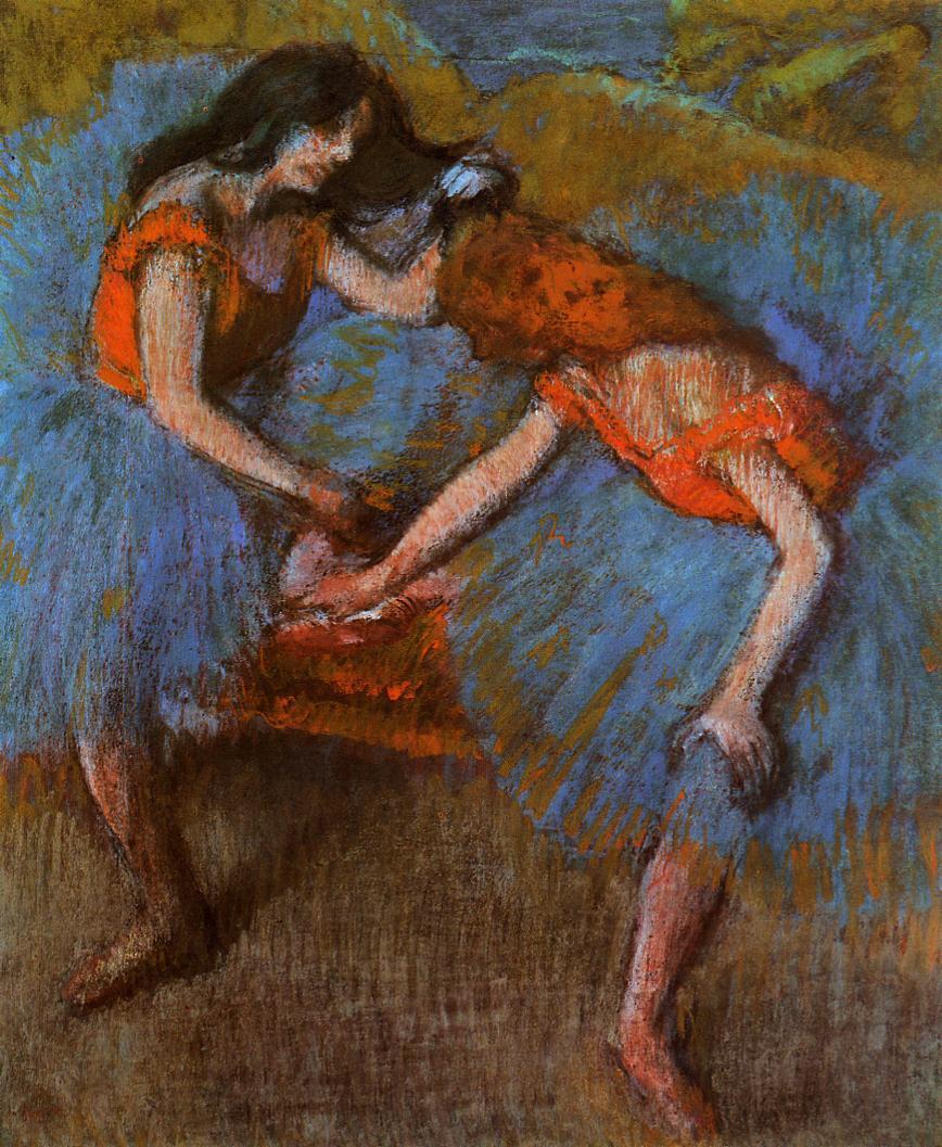 Degas - Two Dancers with Yellow Blouses, circa 1902.jpg