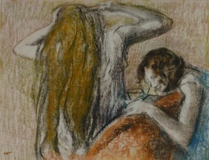 Woman Combing Her Hair 1560.jpg