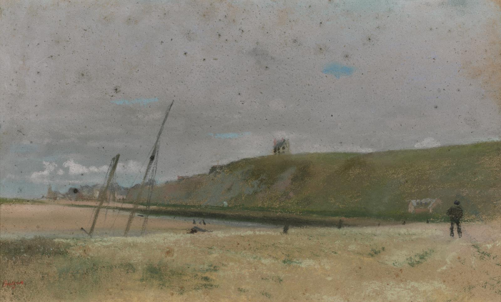 Degas - Cliffs on the Edge of the Sea, 1869, 1980.390.jpg