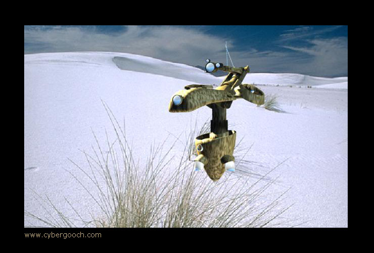 Модель в снеге