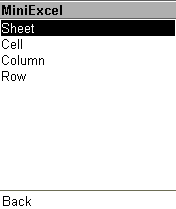 Меню «Options».