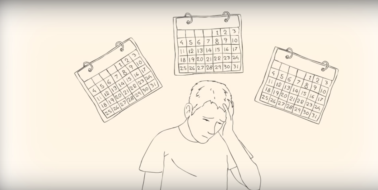 Даты, связанные с травмирующим событием вызывают негативные переживания