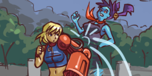 Экскаватор-тян против Криппи-тян