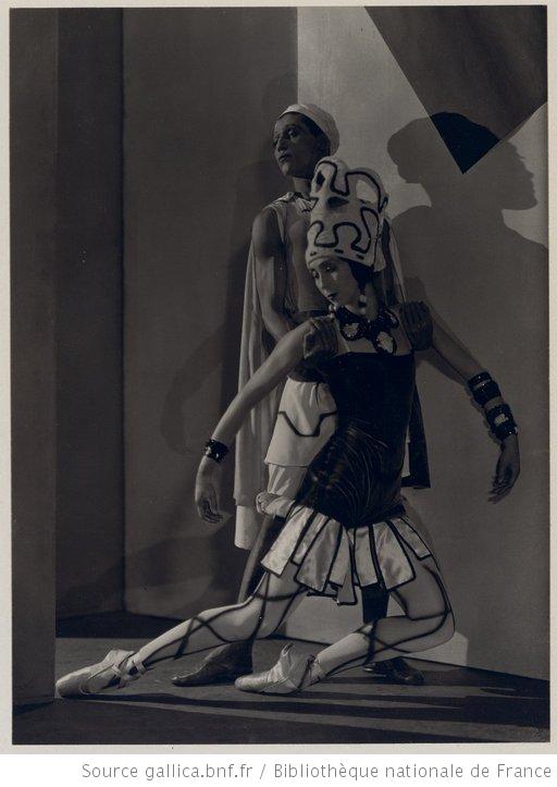 Ф.Дубровская и Сергей Лифарь, Блудный сын, балетмейстер Джордж Баланчин, 1929