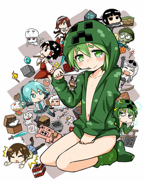 Криперка-этти и персонажи прочих игр