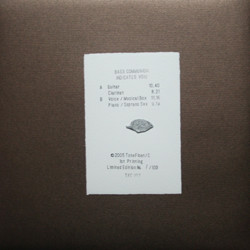 Обложка первого издания на виниле