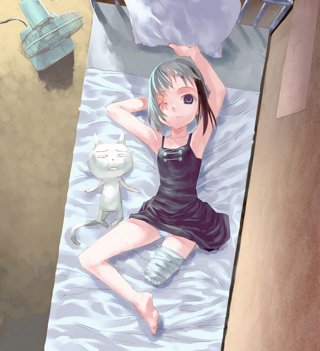 Отдыхает в жаркий день