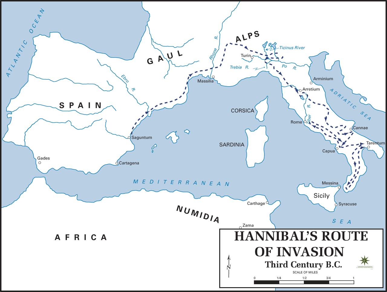 Hannibal route of invasion.JPG