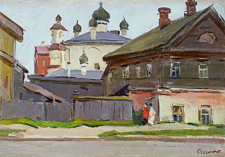 Псков. Улочка. 1951