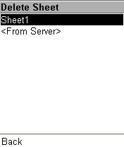 Удаление сохранённой таблицы.