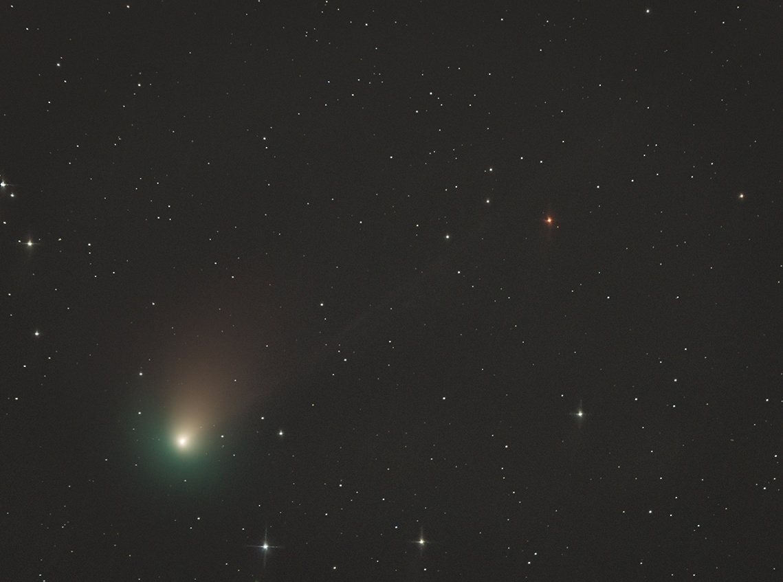 C/2022 E3 (ZTF) фото сделано Алексеем Черенковым в январе 2023 года