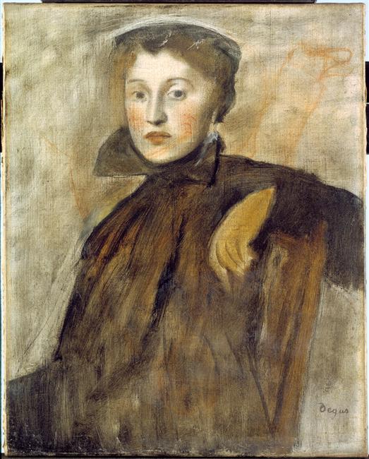 Degas - Etude pour un portrait de femme, Vers 1867.jpg