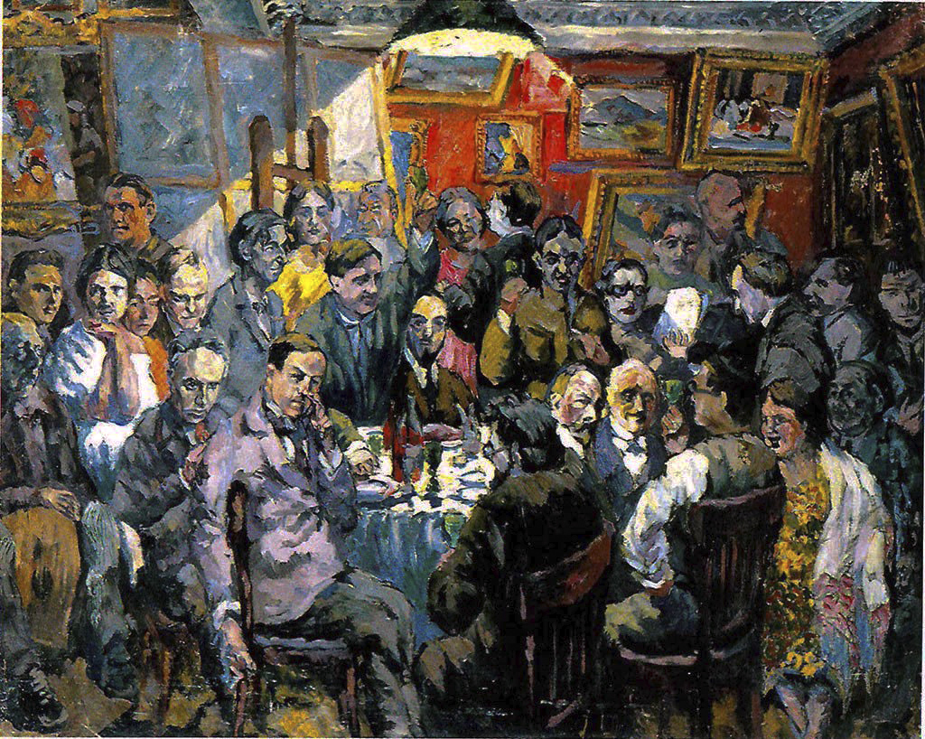 Файл:Moscow Artists by Aristarkh Lentulov (1927).jpg