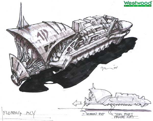 Концепт-арт летающего МСМ Юрия