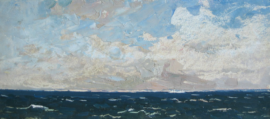 Вс. Баженов. Дания на горизонте. 1962