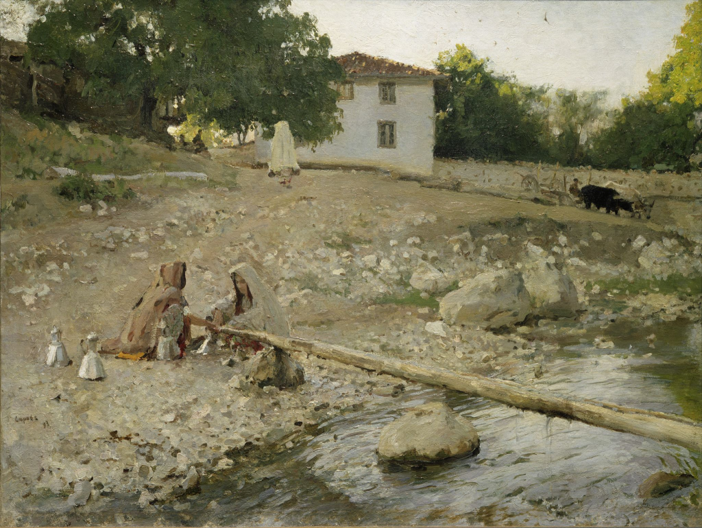 Файл:Татарки у реки. Крым.png