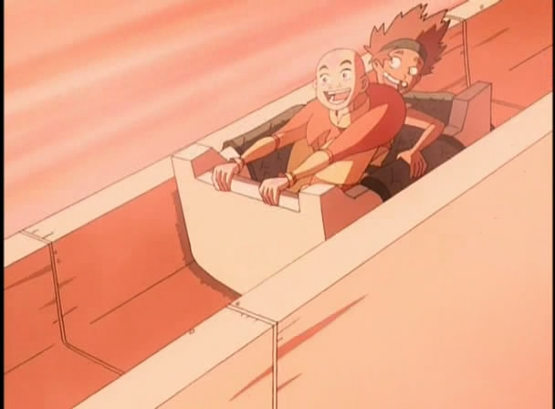 1х06 Юные Аанг и Буми на горках.jpg