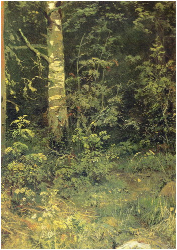 Береза и рябинки. 1878