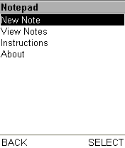 Основное меню