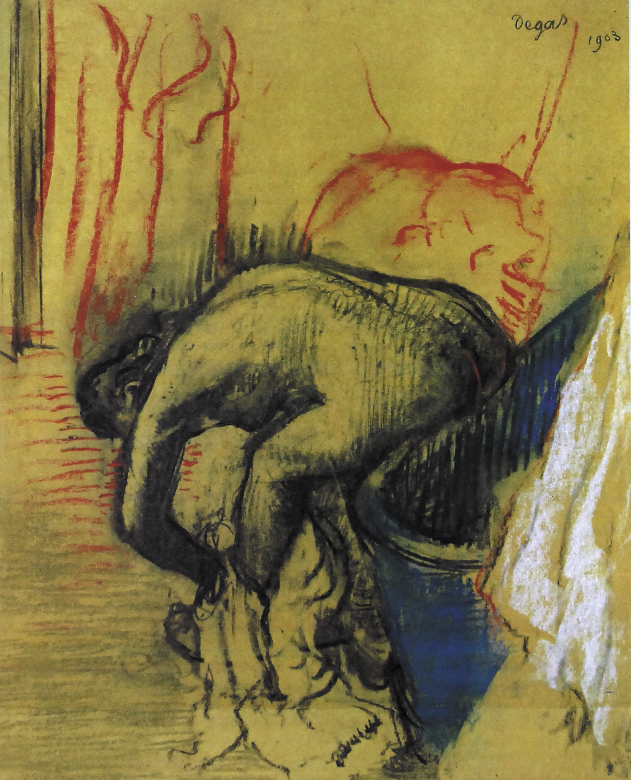 Woman Drying her Left Foot 1363.jpg