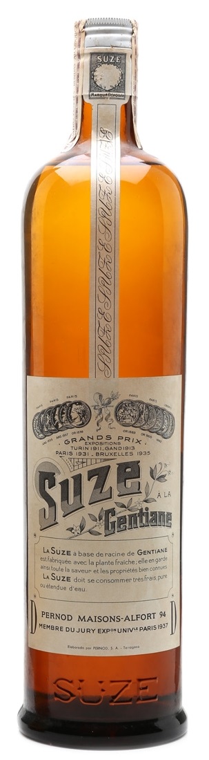 бутылка 1960-х годов Gentiane 1л Tarragona