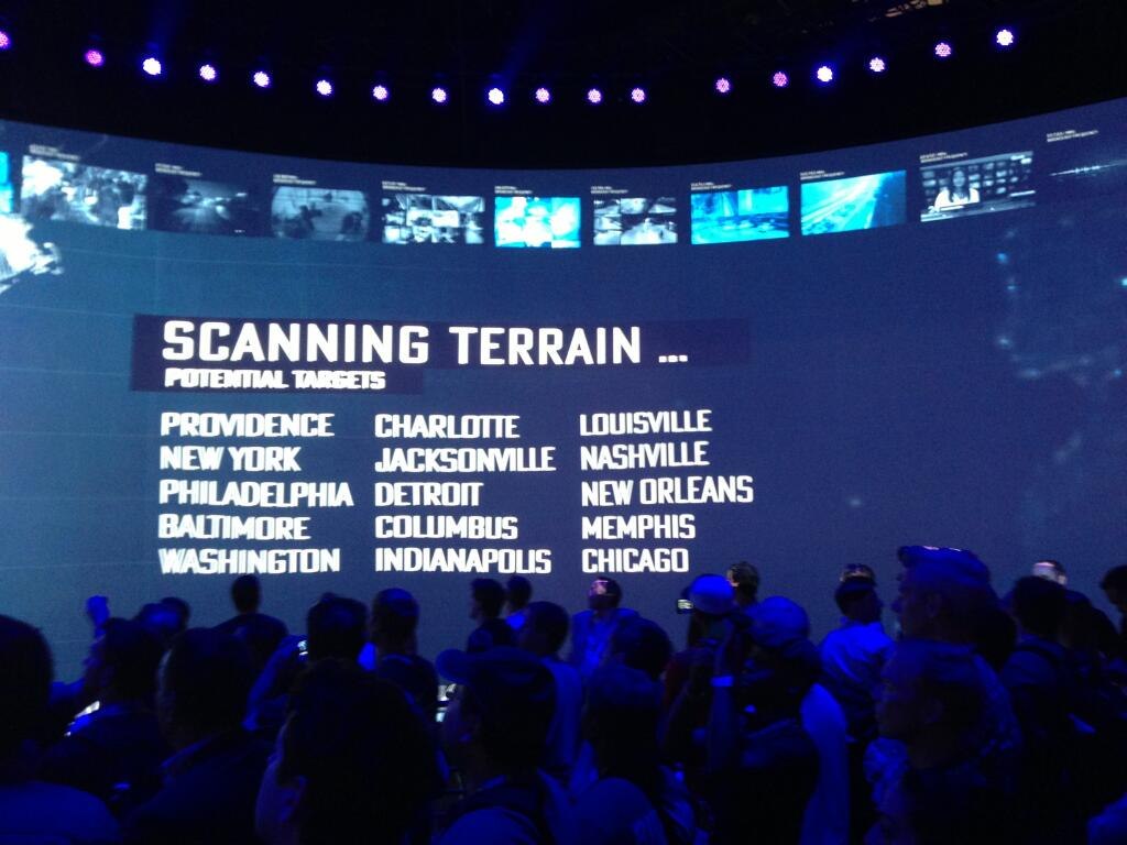 Города как цели для ракет