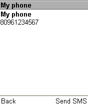 Просмотр контакта