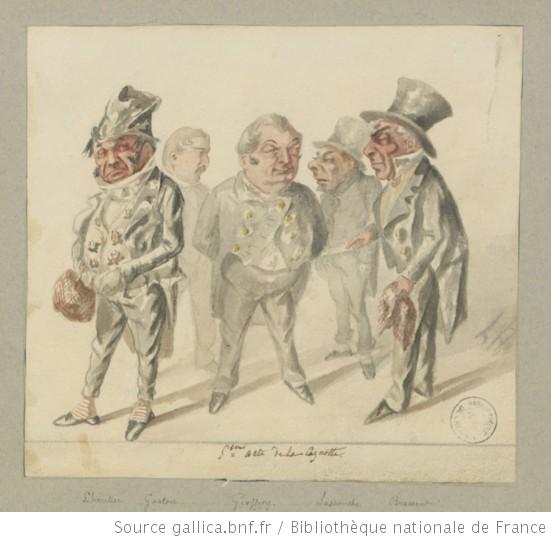 Сцена из спектакля «Копилка». 5-й акт. 1864