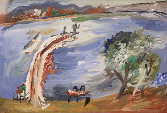 Пуни И.А. – Залив Сен-Тропе. 1924. Гуашь.