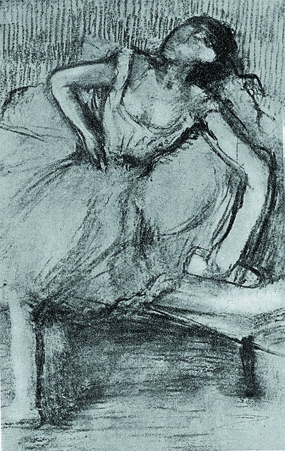 Danseuse assise en jupe mauve 2341.jpg