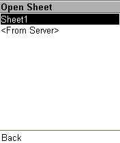 Открытие сохранённой таблицы.