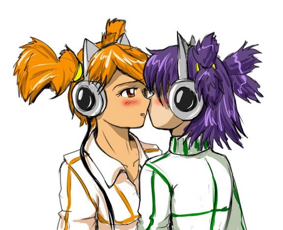 Двач-тян и Уныл-тян