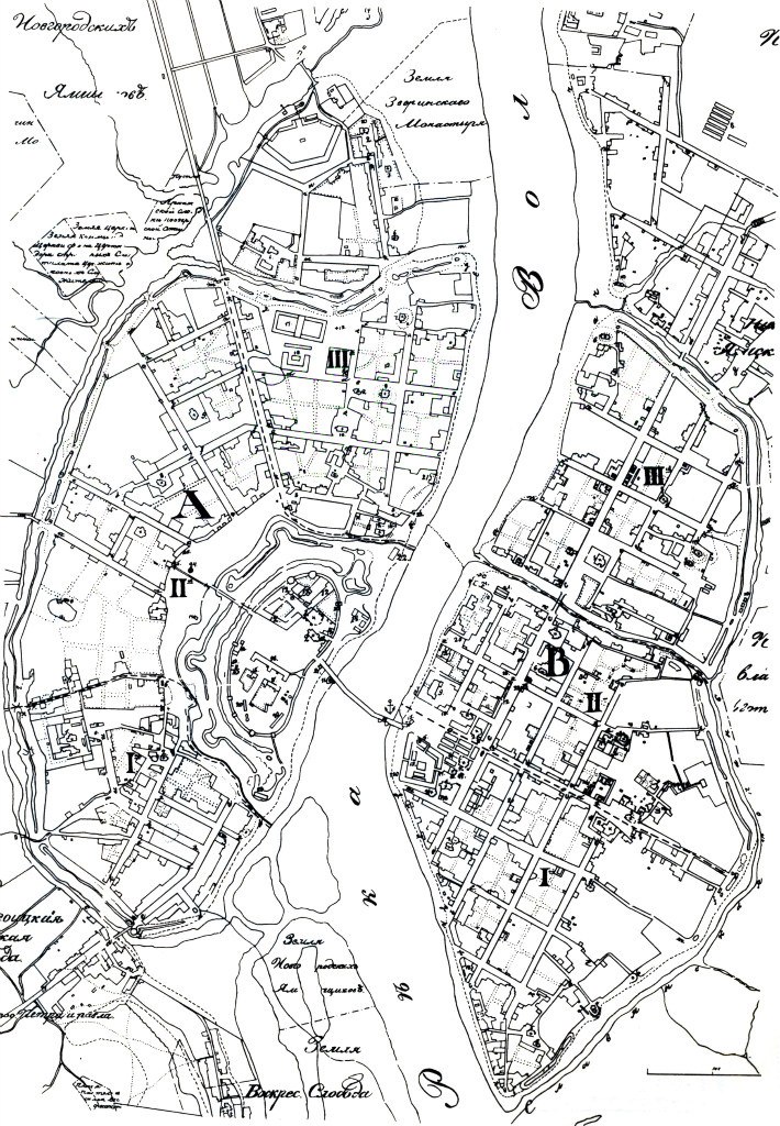 Центральная часть плана Новгорода 1819 г.jpg