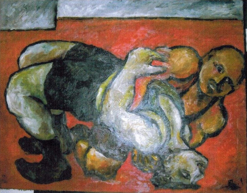 Наталья Гончарова «Борцы»