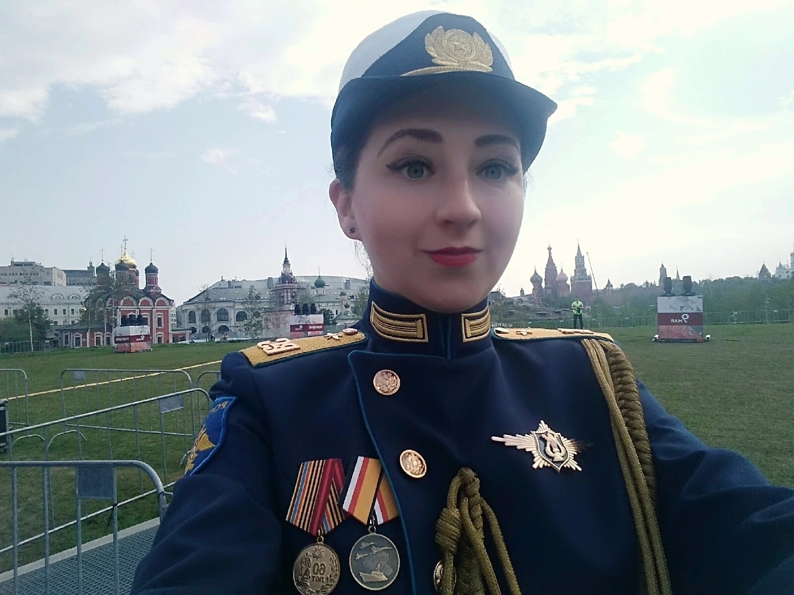 Ольга Муртаева в военной форме