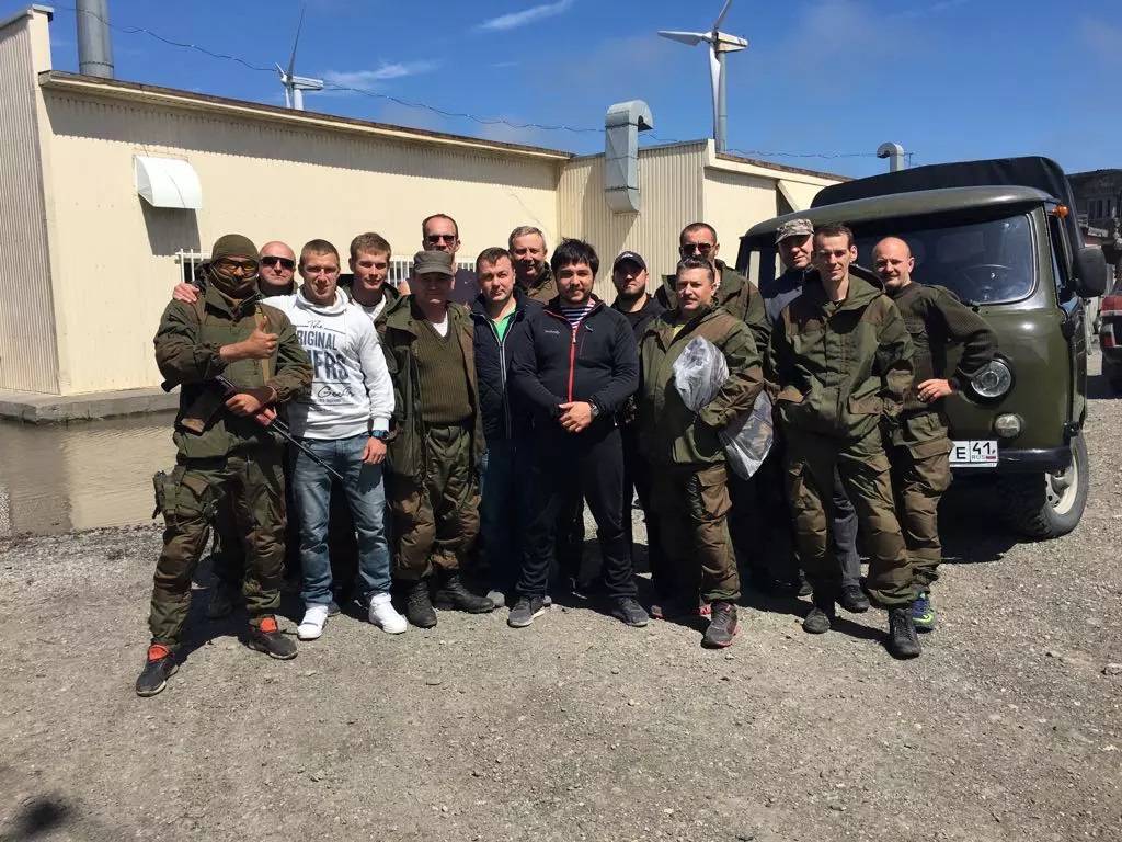 Первые инспекторы ассоциации и Эмиль Шайхи (в центре). 2016 г.