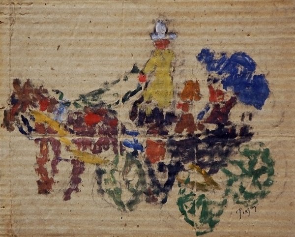 Повозка. 1953 г.