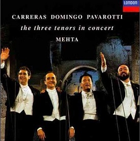 Обложка альбома «Carreras Domingo Pavarotti in Concert» (Три тенора, {{{Год}}})