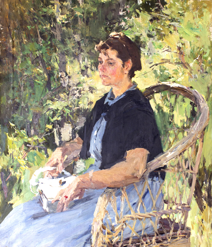 Моисеенко Е. Портрет Жени Антиповой. 1960