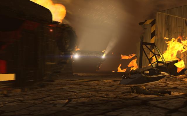 Один подходит справа, другой из-под земли