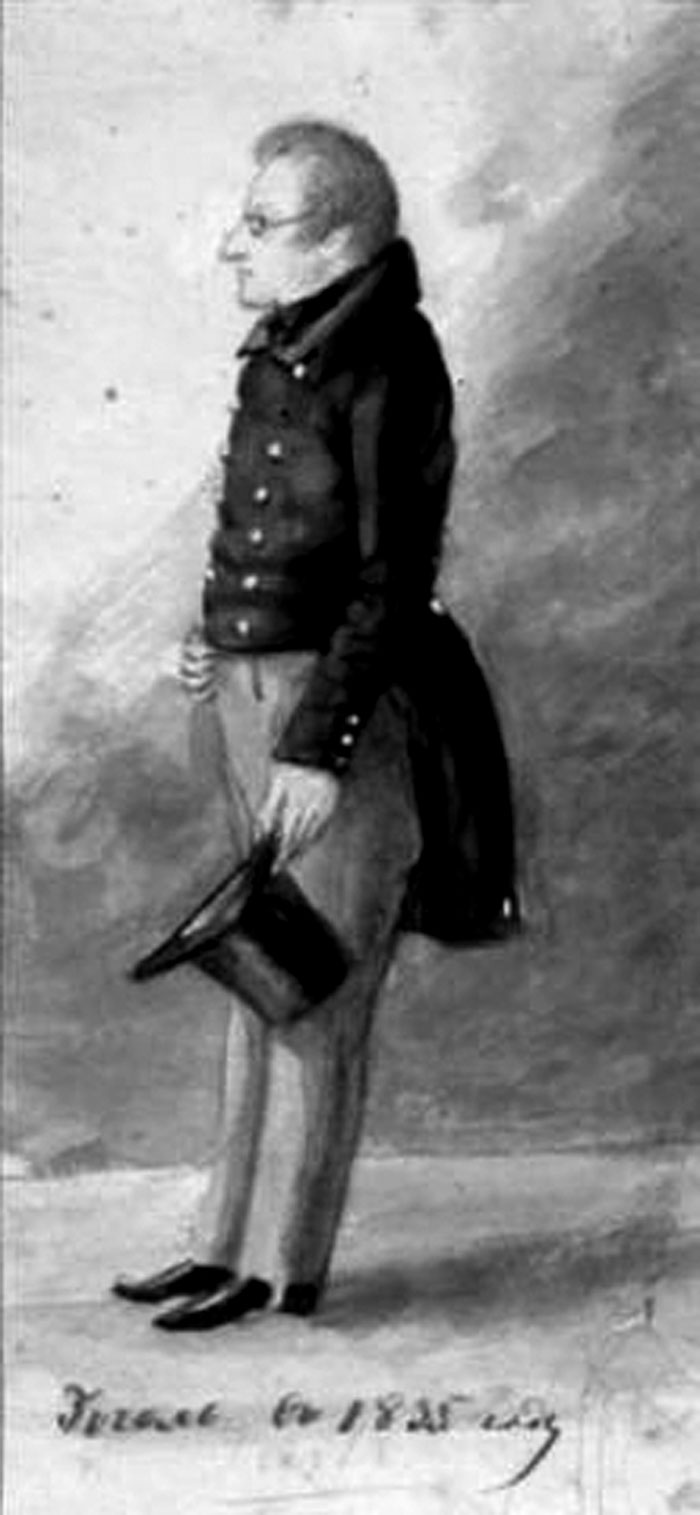 Н. В. Гоголь на репетиции комедии «Ревизор». 1836 год. Хранится в Институте русской литературы (Пушкинский дом) РАН[16]