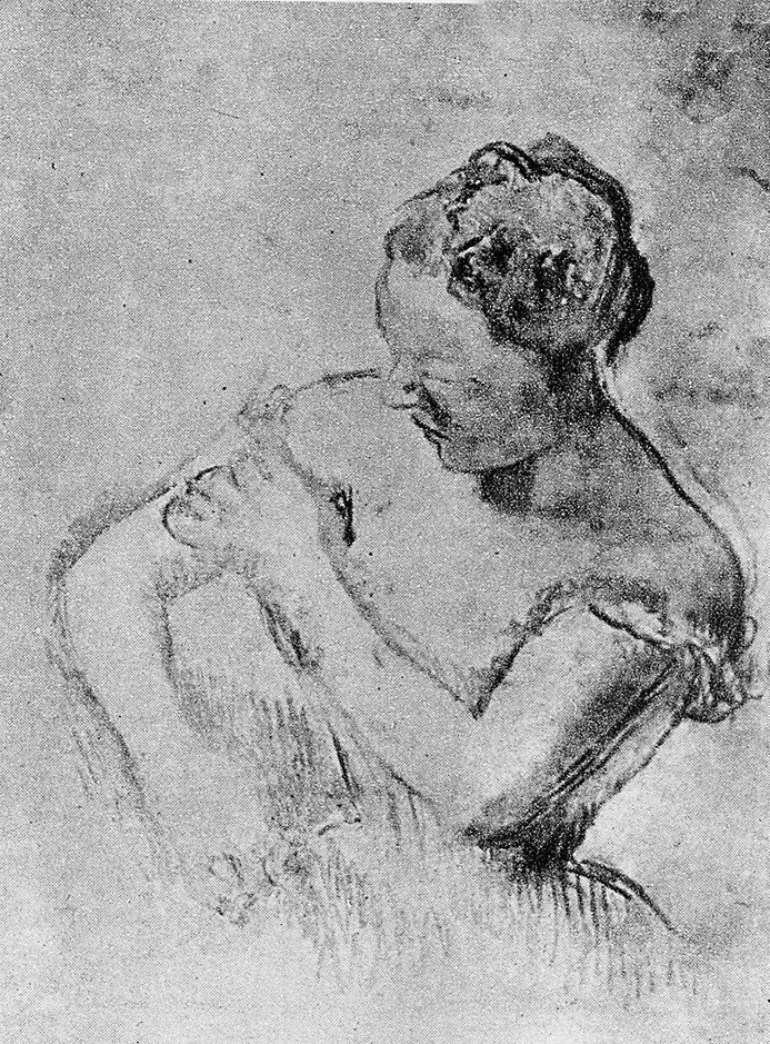 Danseuse ajustant son épaulette 2327.jpg