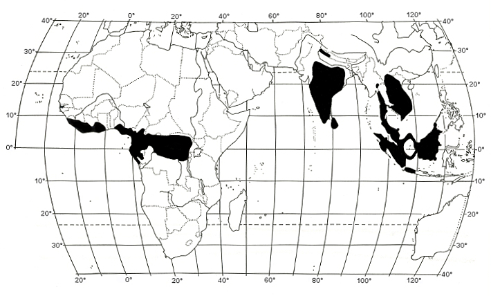 Ареал распространения