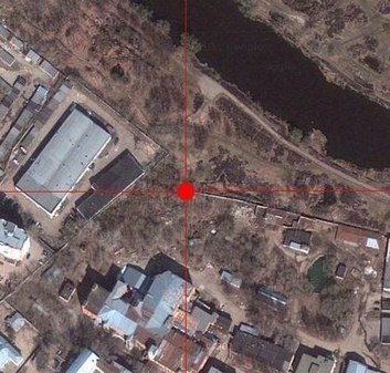 Расположение на карте точки конфлюэнции