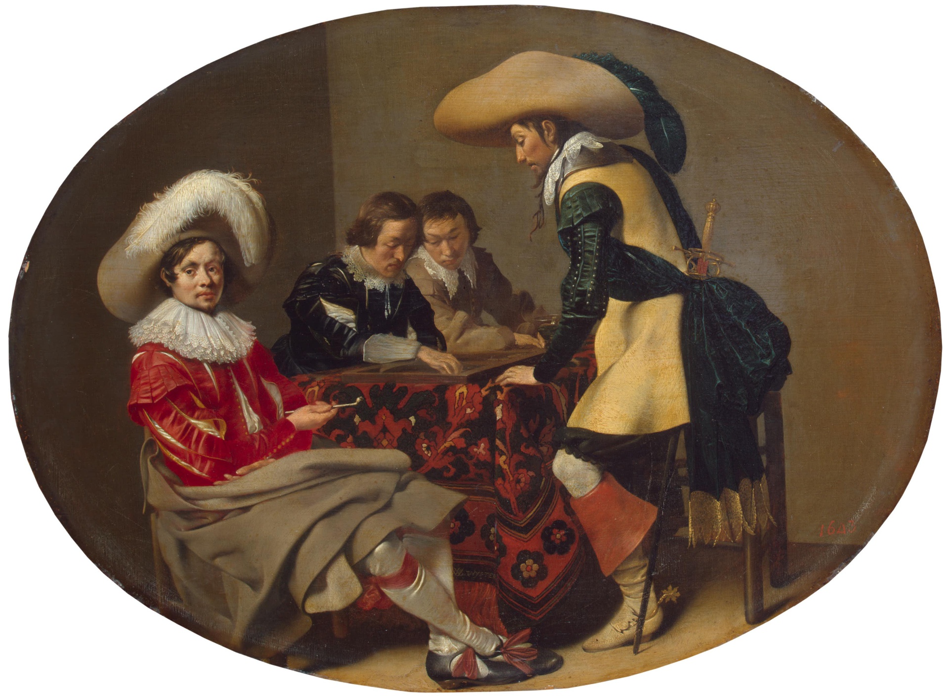 Файл:Willem Cornelisz Duyster - Tric Trac Players (oval).jpg