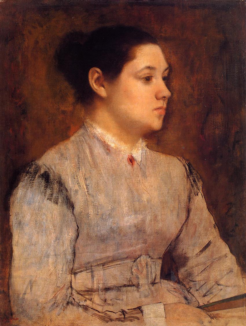 Degas - Portrait of a Young Woman, circa 1864-1865.jpg