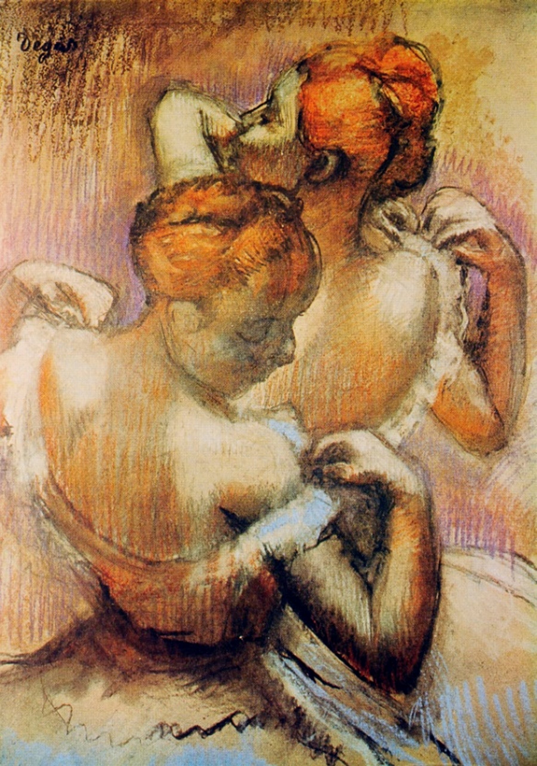 Deux danseuses ajustant leurs épaulettes 2292.jpg