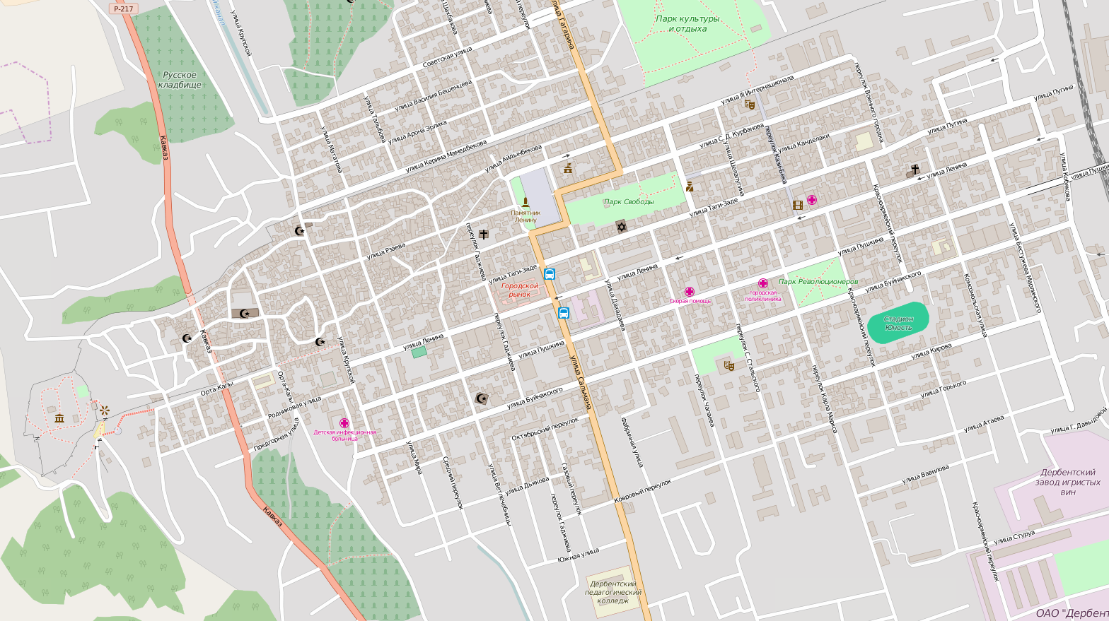 ПозКарта Россия Дагестан Дербент