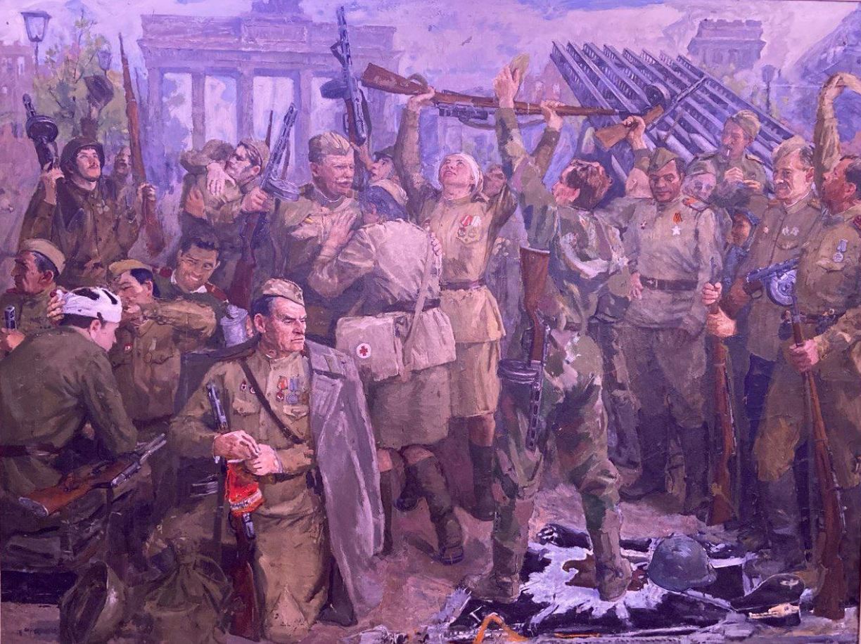 «Победа». Холст, масло. П. С. Калягин, 1969 г.